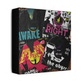 The Full Discography Collage Satin Canvas Stretched | Wall Art