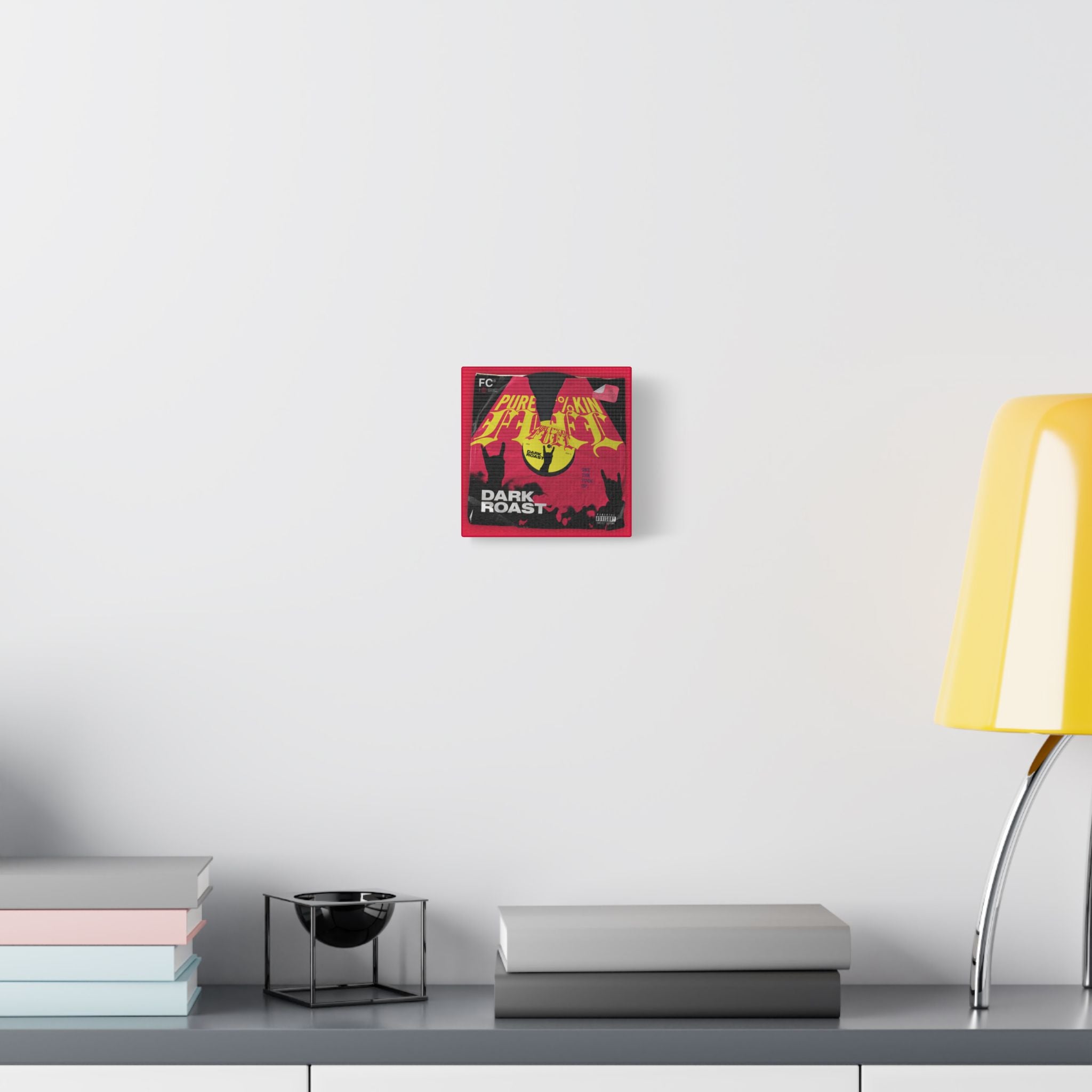 Pure F*%kin' Fuel Vinyl Satin Canvas Stretched | Wall Art