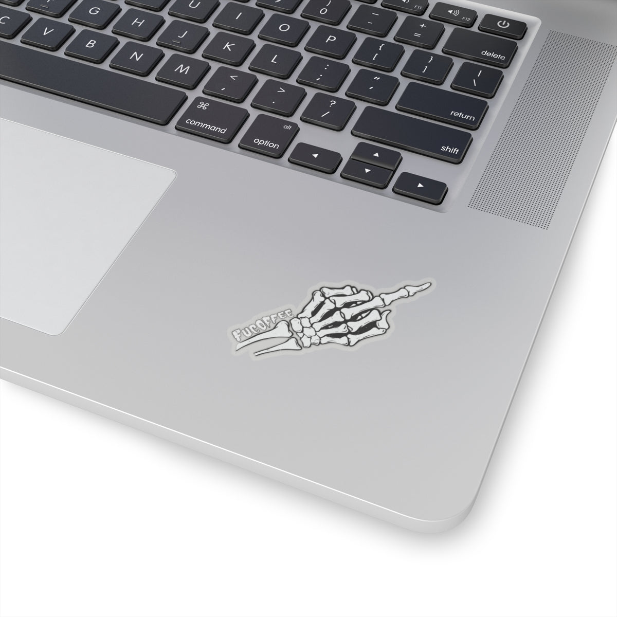 Skeleton Middle Finger Sticker