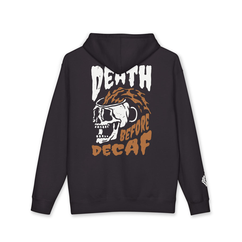 Death Before Decaf Heavyweight Hoodie