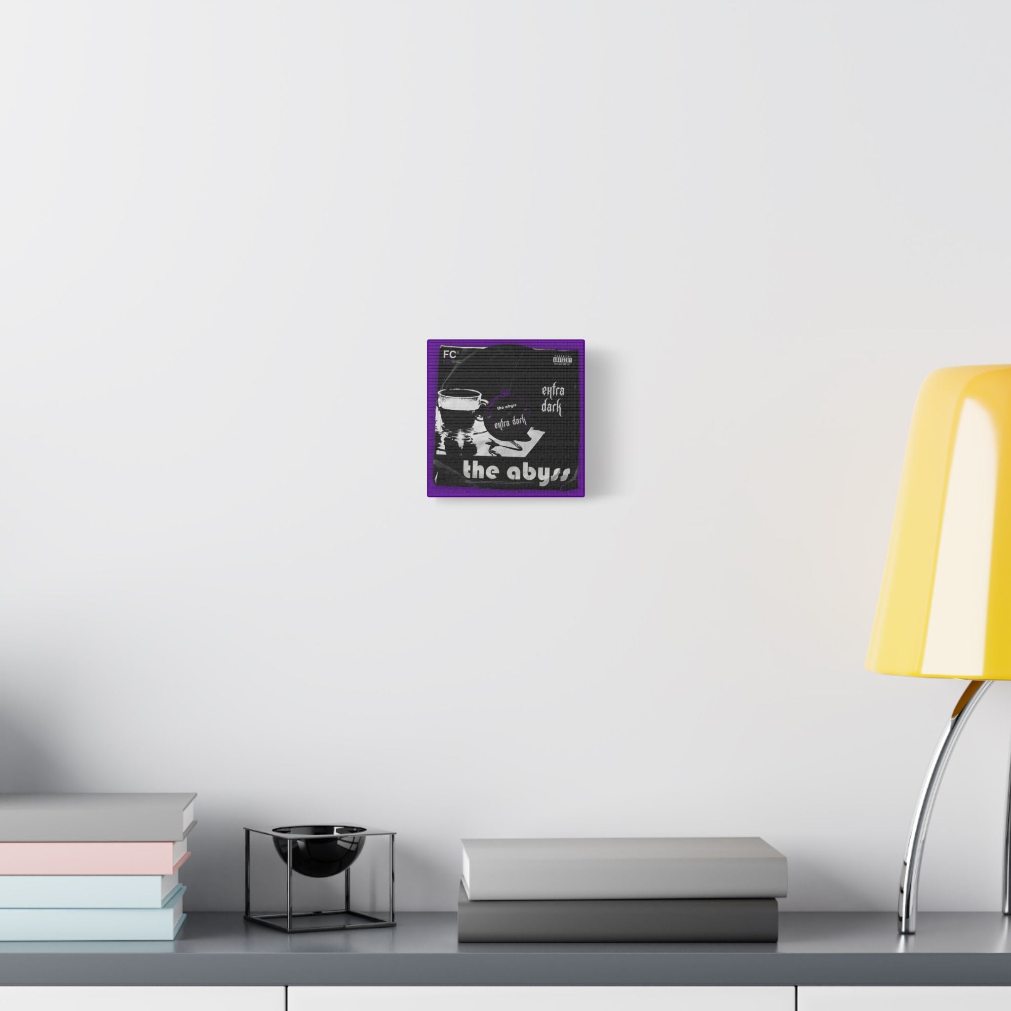 The Abyss Vinyl Satin Canvas Stretched | Wall Art