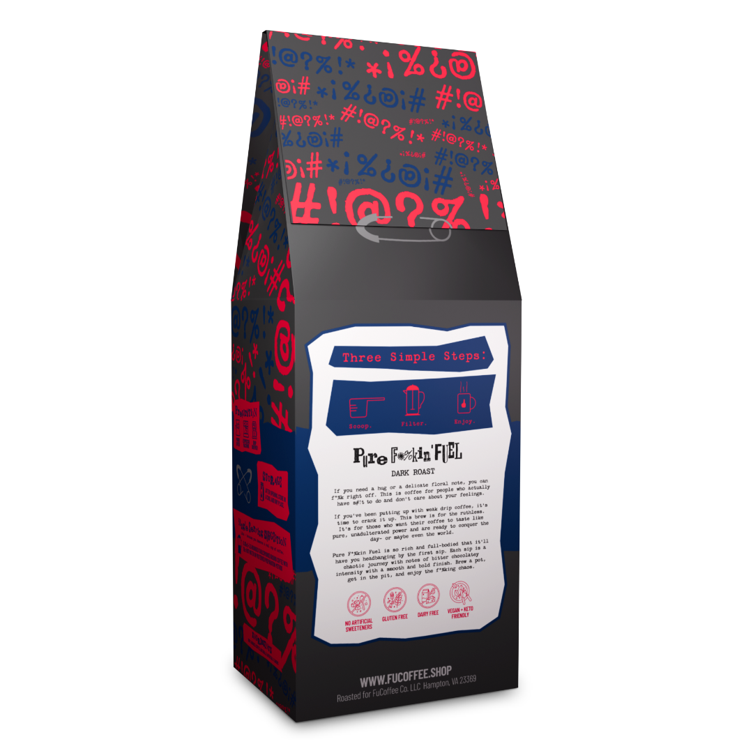 FuCoffee Co. Pure Fuel Ground and Whole Bean Coffee