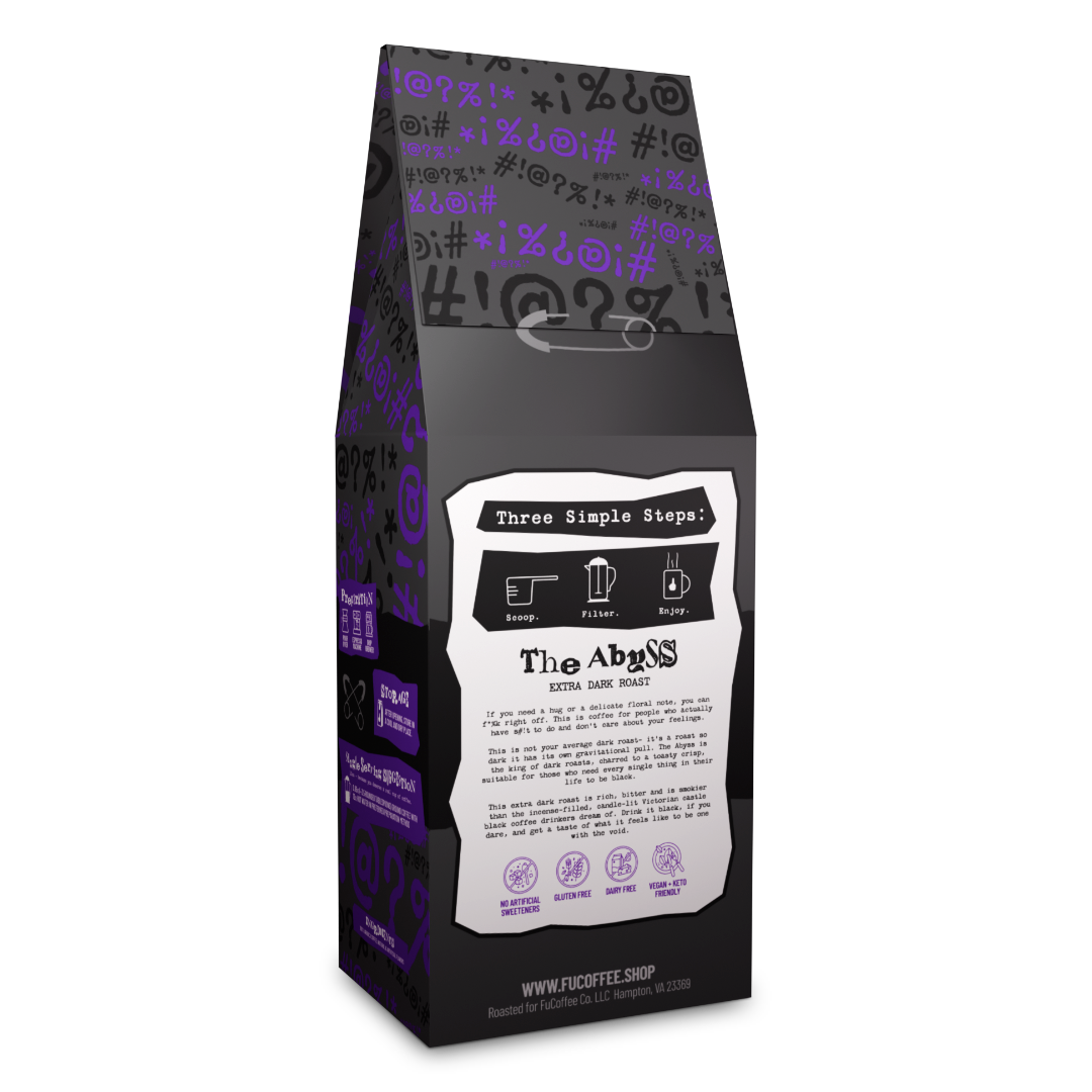 FuCoffee Co. The Abyss Ground and Whole Bean Coffee